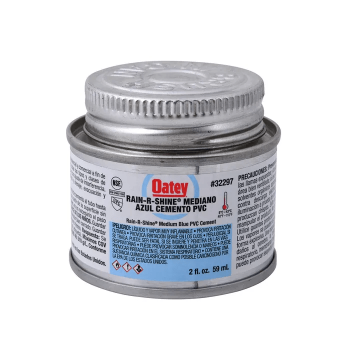 PEGAMENTO PARA PVC AZUL 1/64GL 2OZ 59ML OATEY