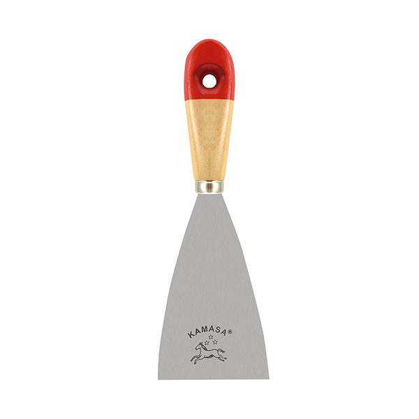 Venta de ESPATULA FLEXIBLE 3" MANGO MADERA KAMASA