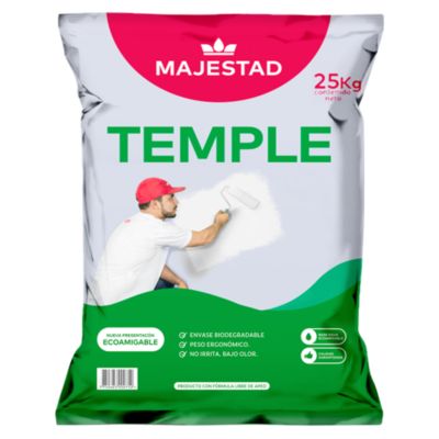 TEMPLE BLANCO 25KG MAJESTAD