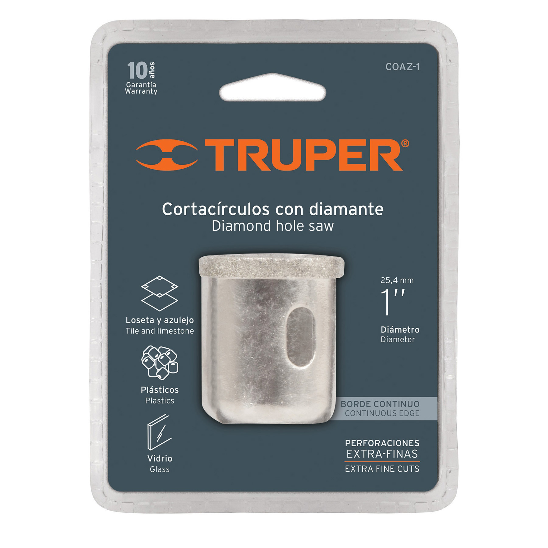 Venta de SIERRA COPA DIAMANTADA 1 CONTINUO TRUPER