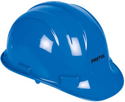 CASCO SEGURIDAD AZUL AJUSTE INTERVALOS 2200V PRETUL