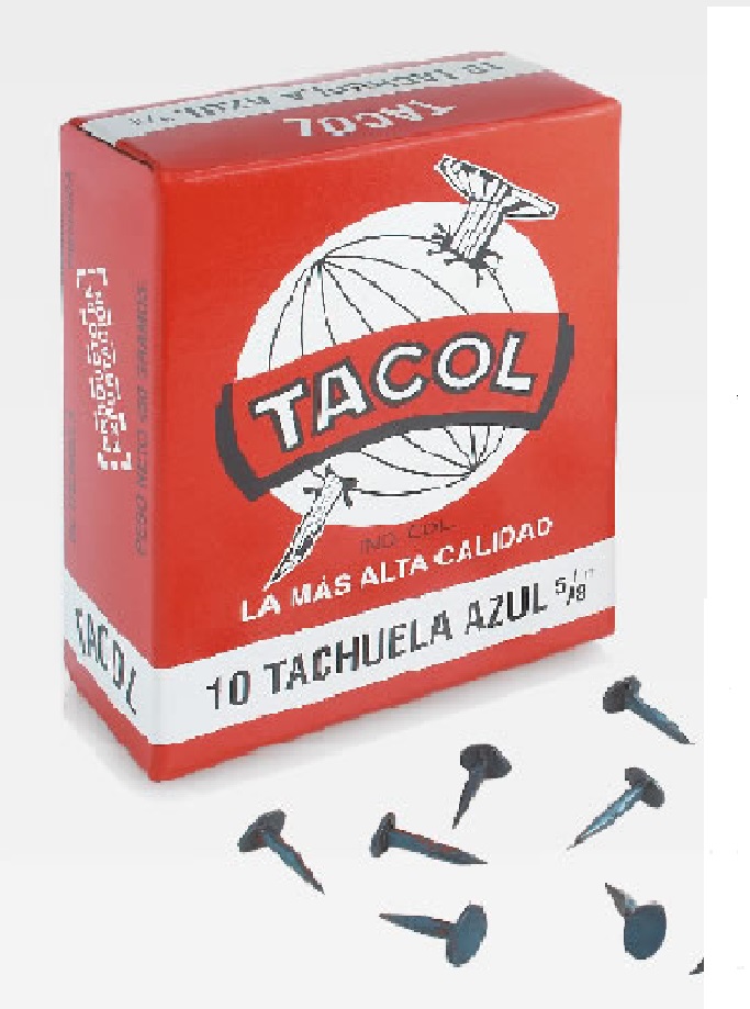 Venta de TACHUELA 10 5/8 TACOL CAJA 450G