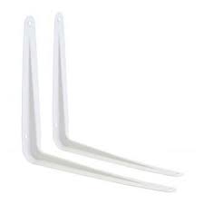 Venta de ANGULO SOPORTE REPISA 6X8 BLANCO LIVIANO (PAR)